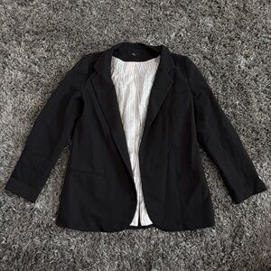 Aqua Women's Blazer in Black, Size S